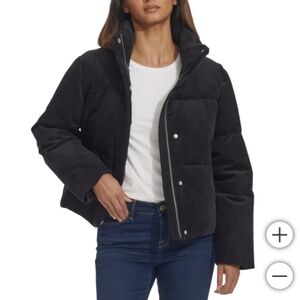 Levi's Ladies' Corded Puffer Jacket -Black